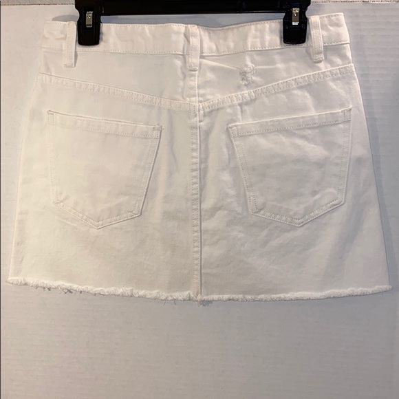 🆕Free People Zip It Mini Denim Jean Skirt size 6 - Picture 4 of 4